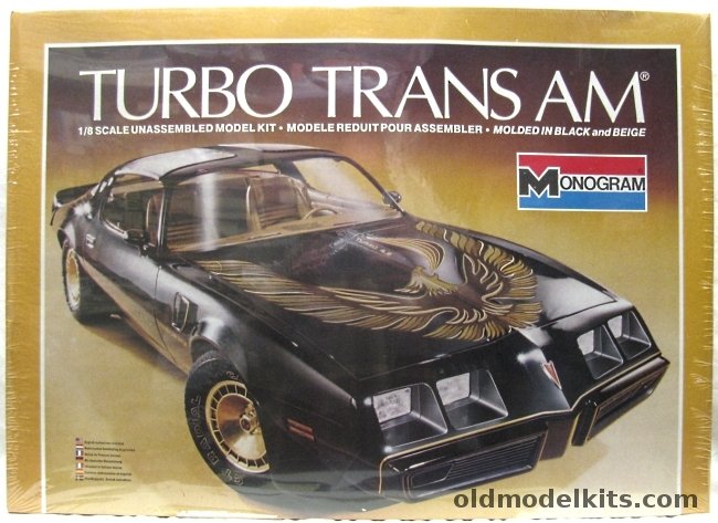 Monogram 1/8 1980 Turbo Trans Am, 2605 plastic model kit